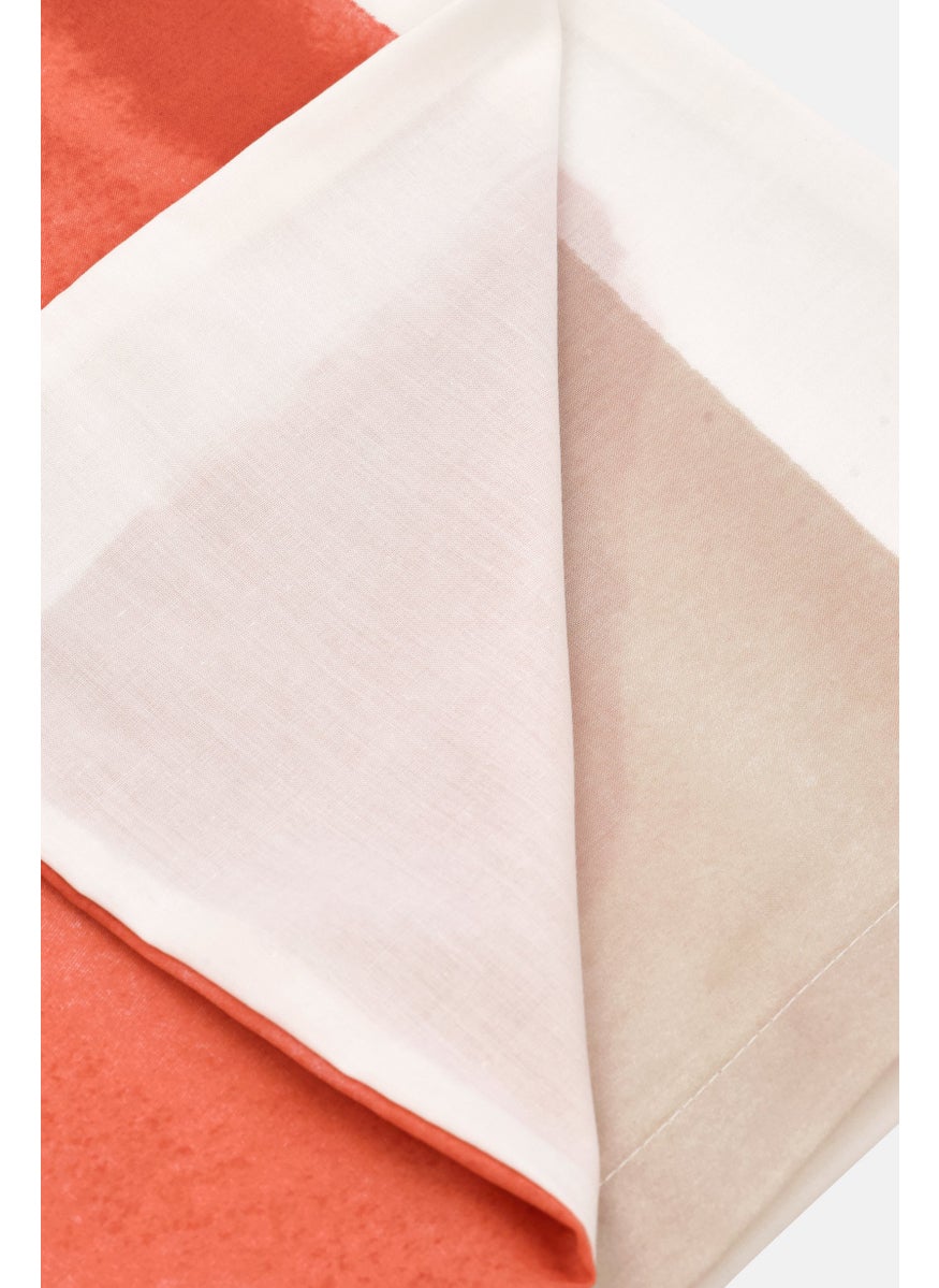 Single Percale Duvet Set 160 x 210 cm, White Combo