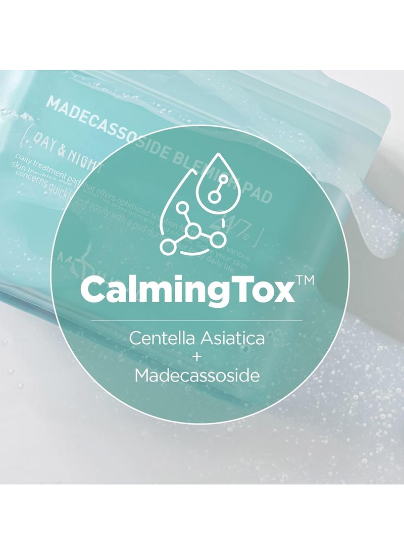 Madecassoside Cotton Facial Pads - Toner Pads with Centella Asiatica to Improve Uneven Skin Tone - Vegan Face Gauze Pads, 100 Pads