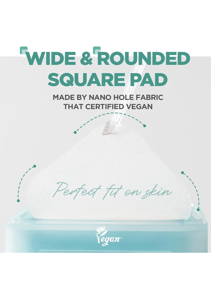 Madecassoside Cotton Facial Pads - Toner Pads with Centella Asiatica to Improve Uneven Skin Tone - Vegan Face Gauze Pads, 100 Pads