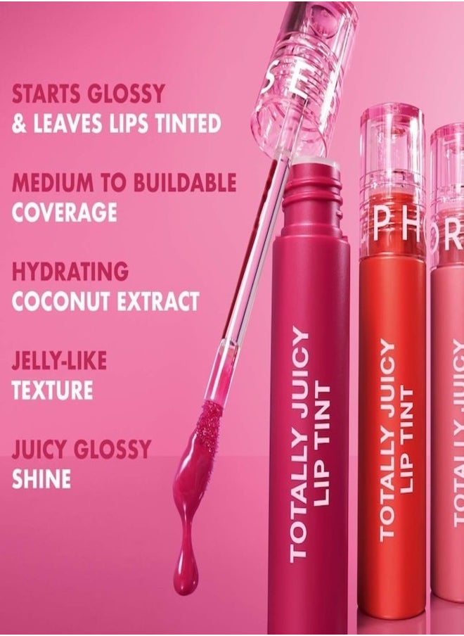 SEPHORA COLLECTION Totally Juicy Lip Tint – 12 Mocha Crush - Deep Brown Nude | Long-Lasting Hydrating Lip Tint – 5.5ml