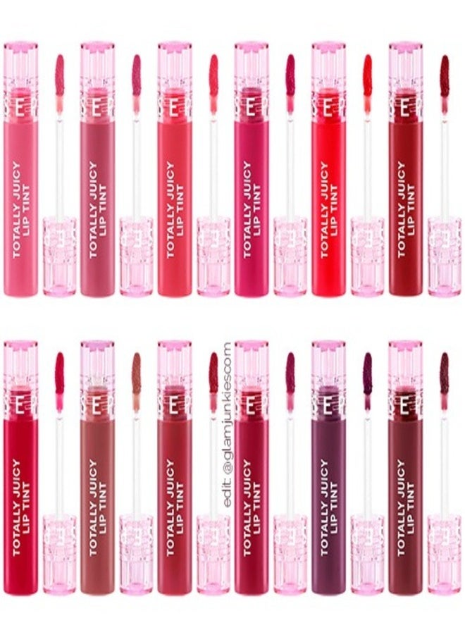 SEPHORA COLLECTION Totally Juicy Lip Tint – 12 Mocha Crush - Deep Brown Nude | Long-Lasting Hydrating Lip Tint – 5.5ml