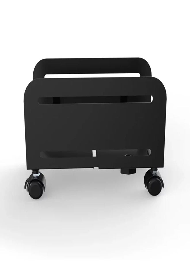 SH CP4 Universal Mobile CPU Stand, Width Range 119–209mm, 10kg Load Capacity – Black