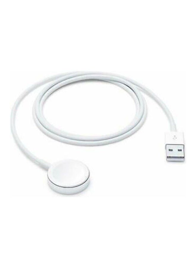 Magnetic Charging Cable For Apple Watch White