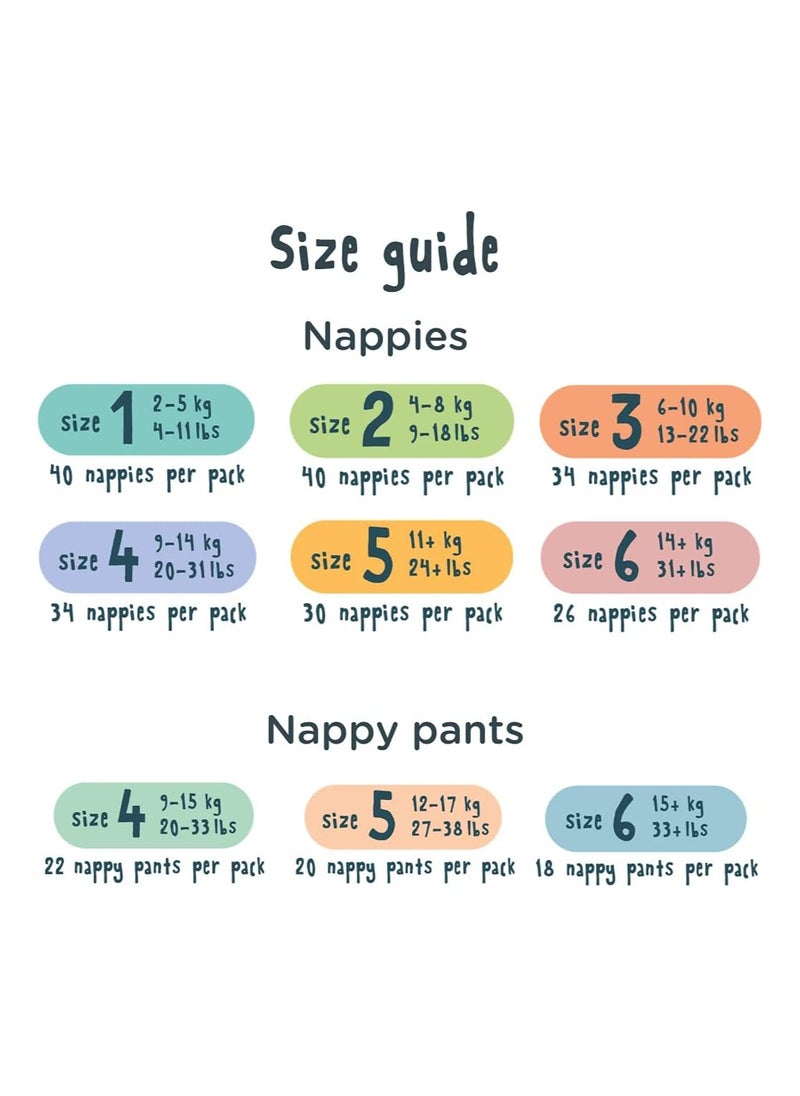 KIT & KIN Eco Friendly Baby Diapers Size 3 | Soft Flash Dry Disposable Diapers, Superior Leak Protection Hypoallergenic for Skin Protection Baby Diapers (Size 3 - Pack of 32)