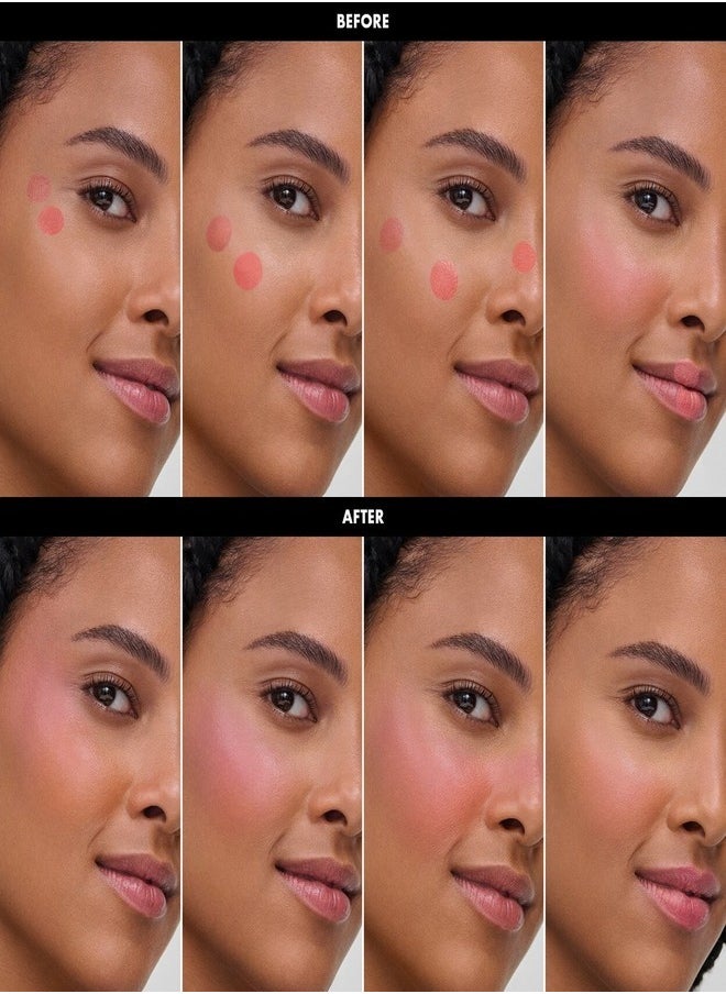 SEPHORA COLLECTION Blush & Go Longwear Matte Liquid Blush – 2-in-1 Lip & Cheek Color – 03 On The Bright Side - Dusty Orange Matte – 7ml