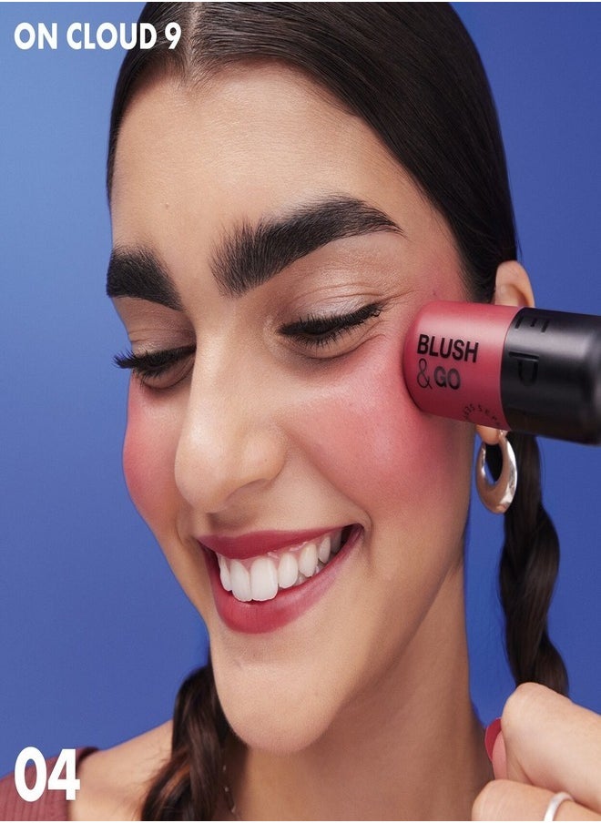 SEPHORA COLLECTION Blush & Go Longwear Matte Liquid Blush – 2-in-1 Lip & Cheek Color – 03 On The Bright Side - Dusty Orange Matte – 7ml