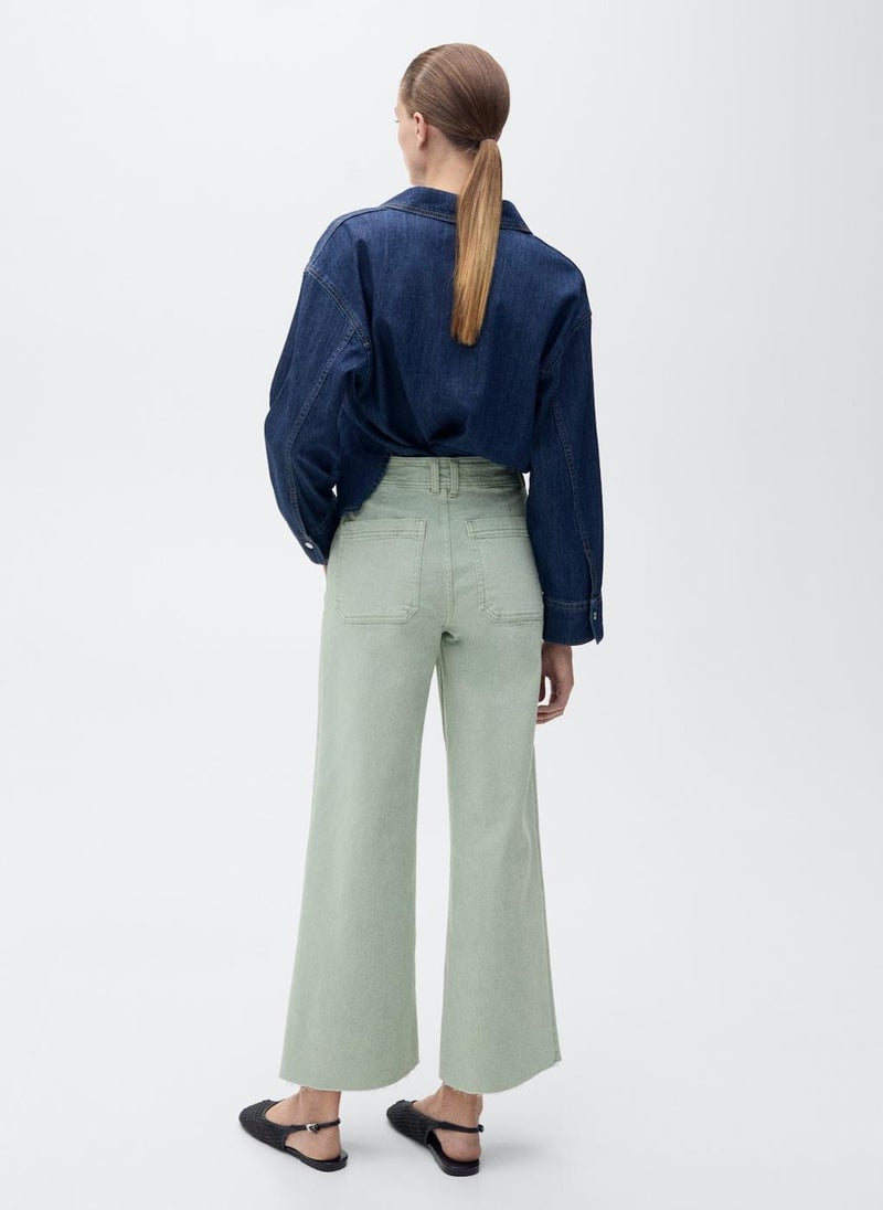 Catherin Culotte High-Rise Jeans