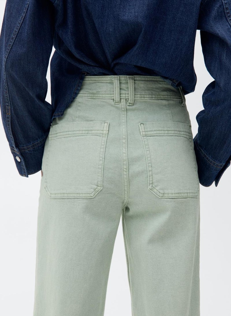 Catherin Culotte High-Rise Jeans