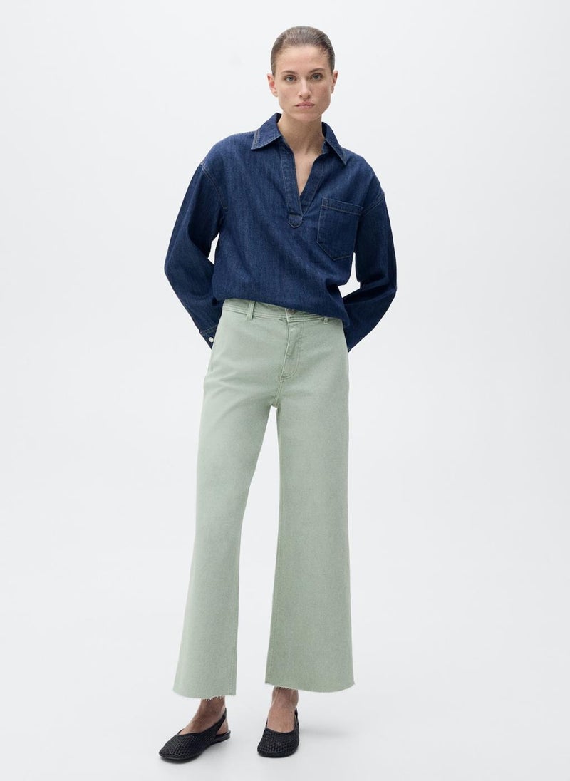 Catherin Culotte High-Rise Jeans