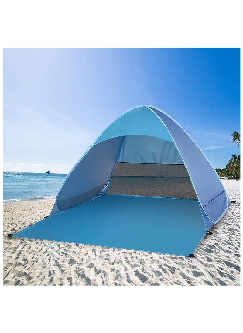 Pop Up Tent Outdoor Beach Set Double Automatic With Bag Camping Hiking Dessert Travel