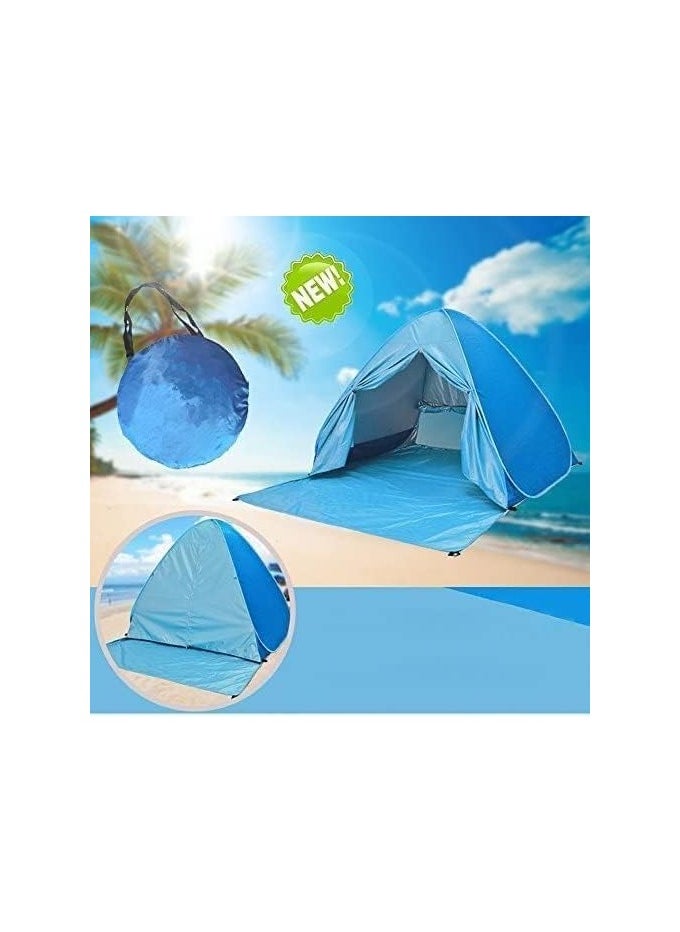 Pop Up Tent Outdoor Beach Set Double Automatic With Bag Camping Hiking Dessert Travel