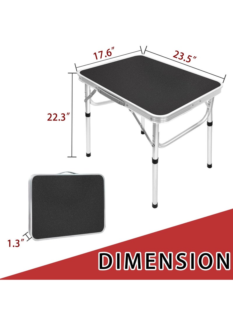 Portable Trestle Outdoor Camping Table Aluminum Alloy Outdoor Folding Picnic Table Lightweight Trestle Outdoor Camping Table For Picnic Beach BBQ Party