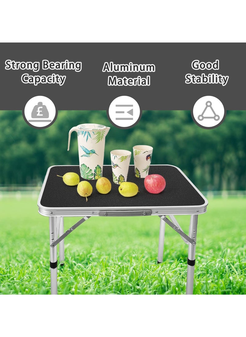 Portable Trestle Outdoor Camping Table Aluminum Alloy Outdoor Folding Picnic Table Lightweight Trestle Outdoor Camping Table For Picnic Beach BBQ Party