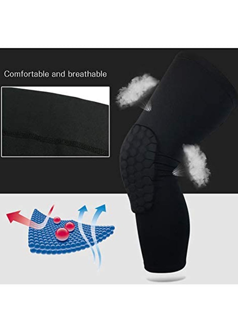 Breathable Basketball Knee pads Protective Hex Honeycomb Compression Kneepad Protective Sport Knee Brace Leg Sleeves Volleyball Rodilleras