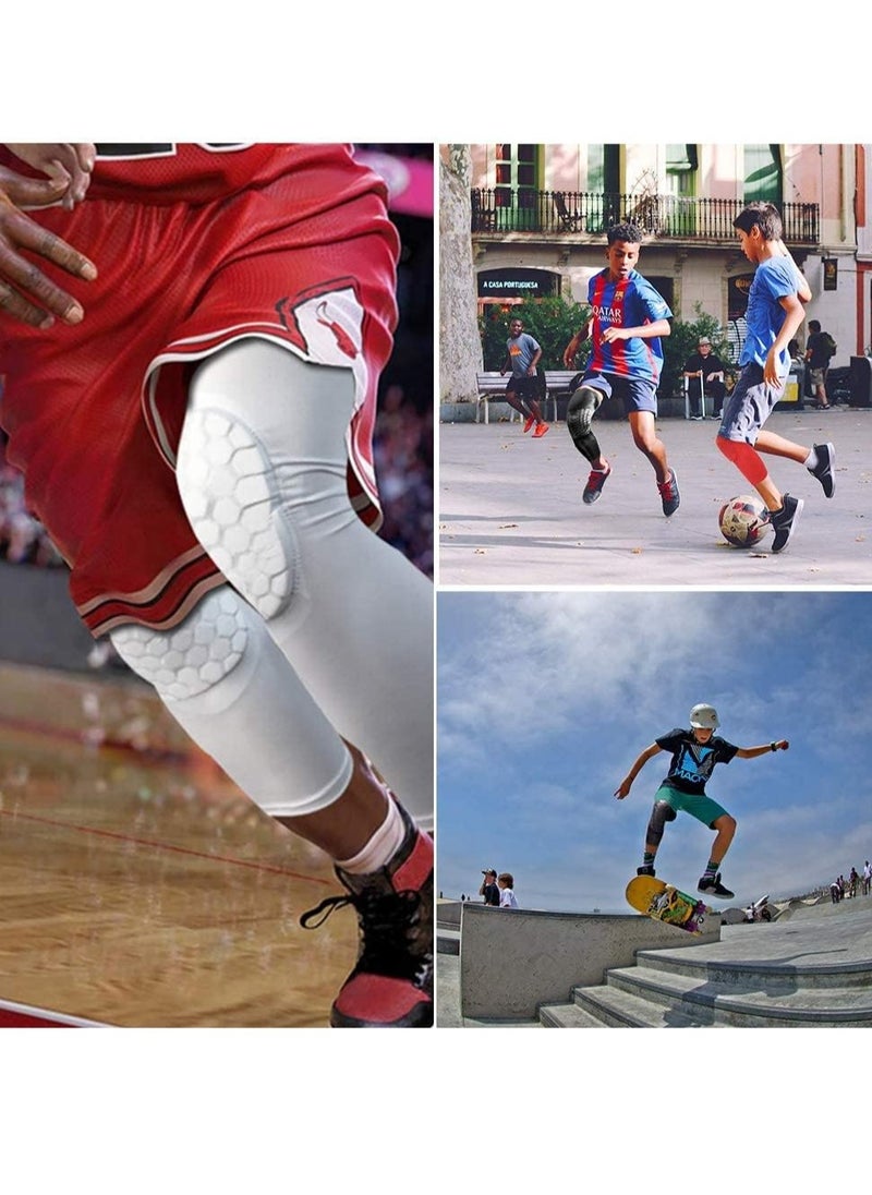 Breathable Basketball Knee pads Protective Hex Honeycomb Compression Kneepad Protective Sport Knee Brace Leg Sleeves Volleyball Rodilleras