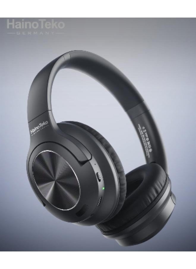 ANC-13 MAX Active Noise Cancellation Bluetooth Headphones with High-Quality Sound – Stylish & Comfortable Black Wireless Head phones for Music and Sports.