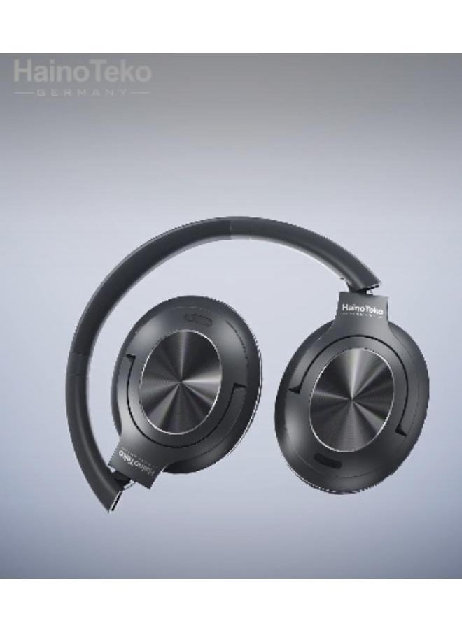 ANC-13 MAX Active Noise Cancellation Bluetooth Headphones with High-Quality Sound – Stylish & Comfortable Black Wireless Head phones for Music and Sports.