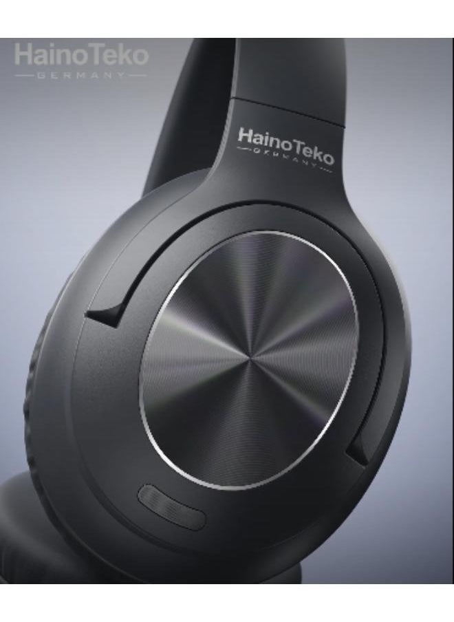 ANC-13 MAX Active Noise Cancellation Bluetooth Headphones with High-Quality Sound – Stylish & Comfortable Black Wireless Head phones for Music and Sports.