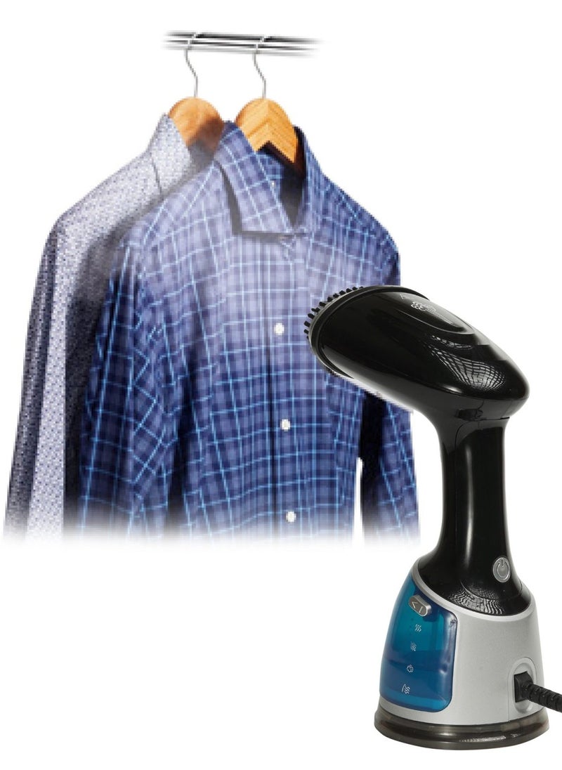 Steamer for Clothes, Steam Iron Clothes for Home, Travel, Compact And Portable Handheld Garment Steamer, 1500W Clothing Steamer, Fabric Wrinkle Remover With Large Capacity Water Tank - Steam Iron (Light Black)