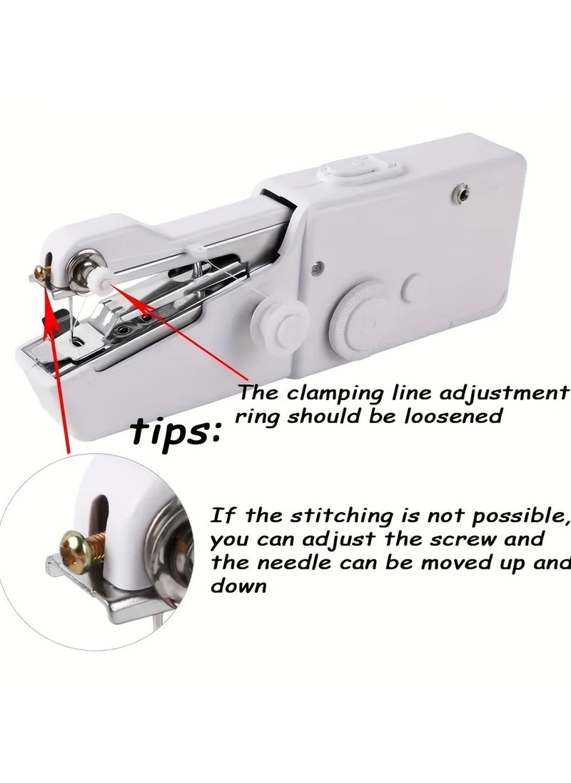 Compact Handheld Sewing Machine - Portable Quick Stitch Tool