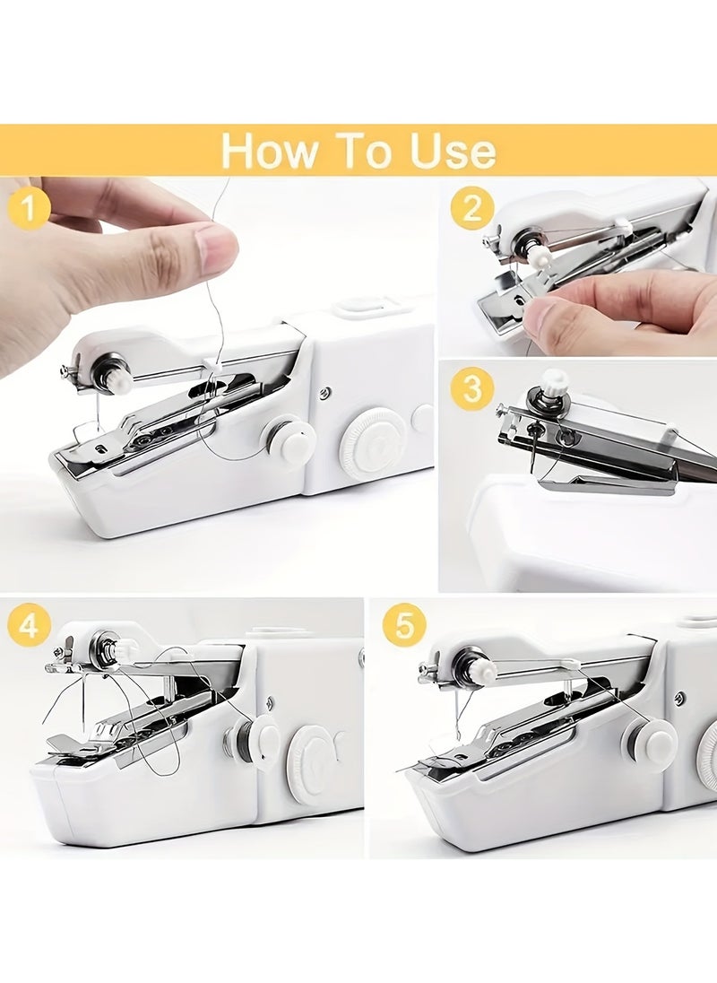 Compact Handheld Sewing Machine - Portable Quick Stitch Tool