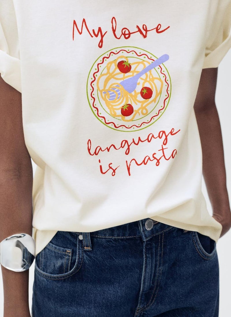 Short-Sleeved Printed T-Shirt