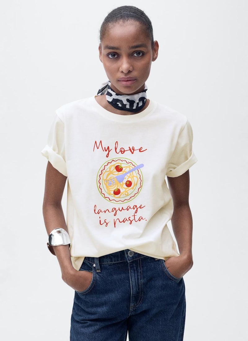 Short-Sleeved Printed T-Shirt