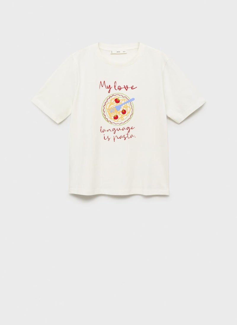 Short-Sleeved Printed T-Shirt