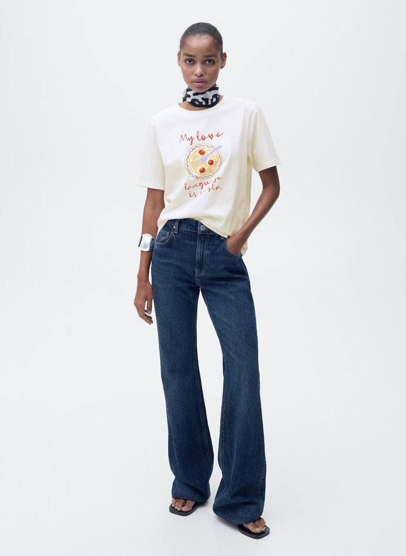 Short-Sleeved Printed T-Shirt