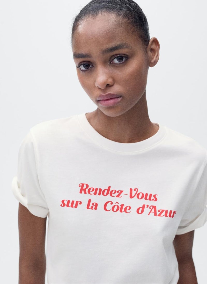 Short-Sleeved Printed T-Shirt