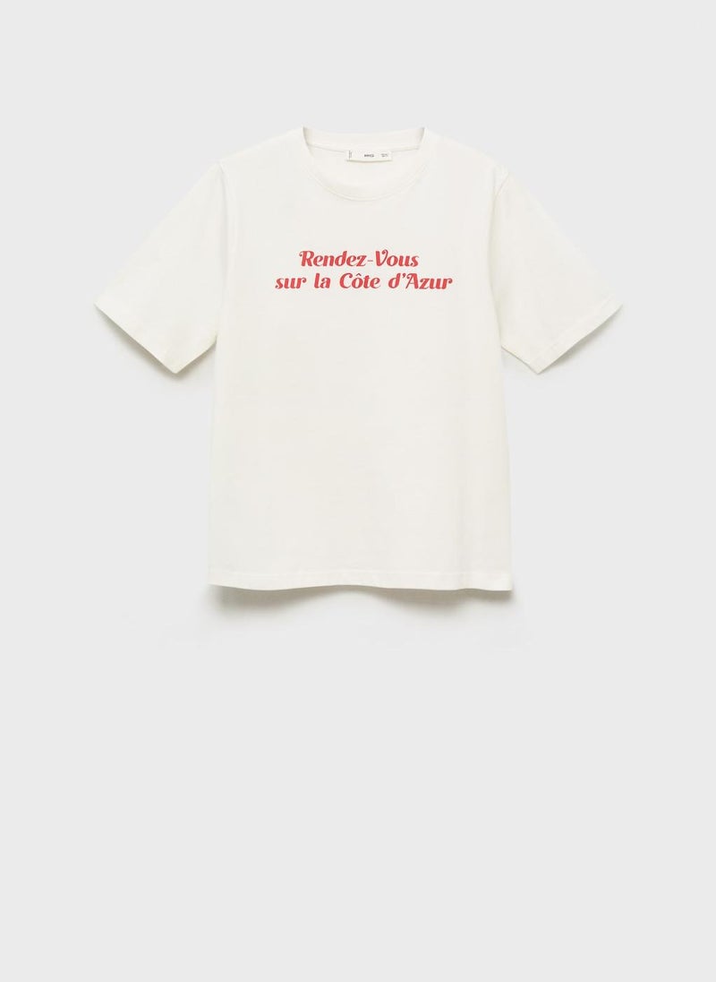 Short-Sleeved Printed T-Shirt