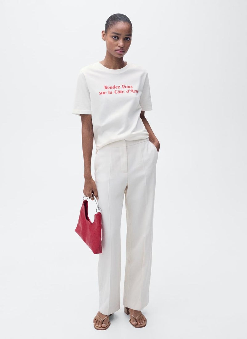 Short-Sleeved Printed T-Shirt