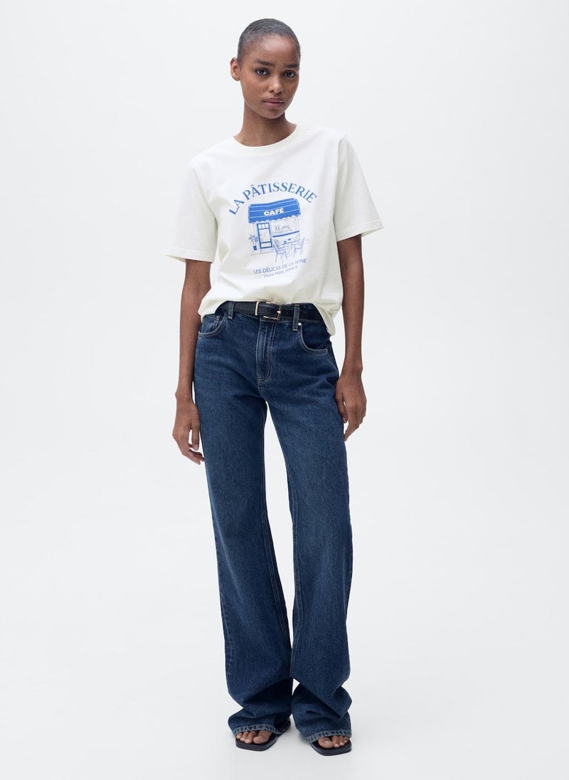 Short-Sleeved Printed T-Shirt
