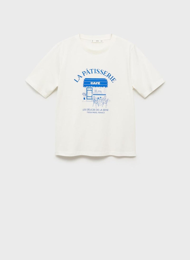 Short-Sleeved Printed T-Shirt