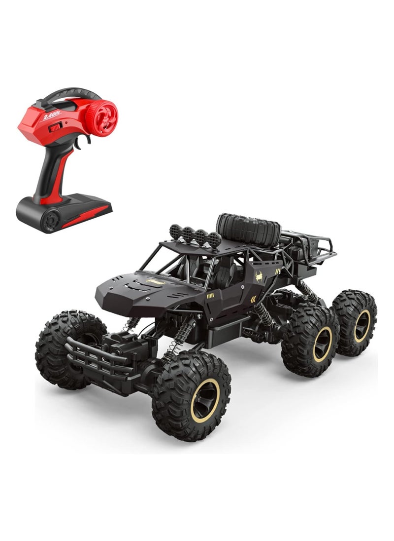 Monster 46CM 6-Wheel 4WD RC Car – 1:10 Scale High-Speed Off-Road Beast - 2.4GHz Remote, Alloy Build, Climbing Truck for Kids & Adults – RTR Ready