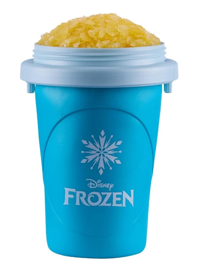 Chill Factor Disney Frozen Slushy Maker - Elsa | Reusable Cup | Homemade Frozen Slushies | Portable Slushy Maker | Squeeze Cup | DIY Milkshake Maker | Fun Gift for Kids