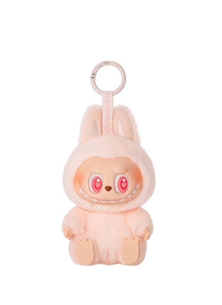 LABUBU Doll Second generation sitting shy with 4 pieces of doll clothes PopMart