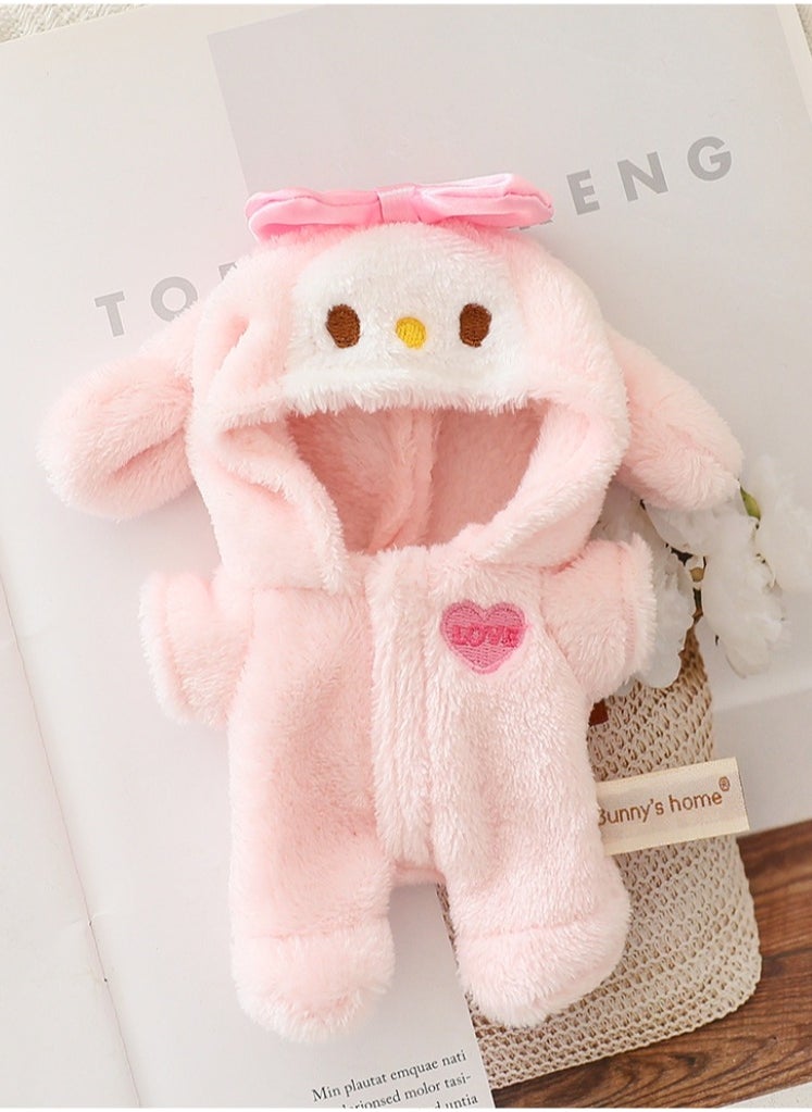 LABUBU Doll Second generation sitting Smile with 1 pieces of doll clothes PopMart