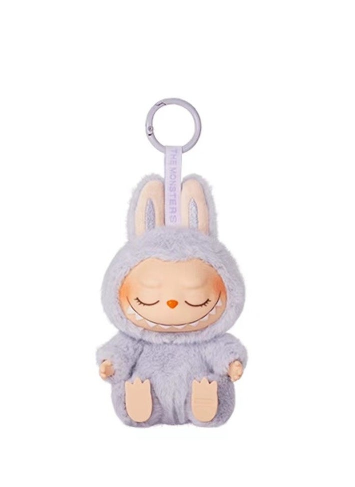 LABUBU Doll Second generation sitting Smile with 1 pieces of doll clothes PopMart