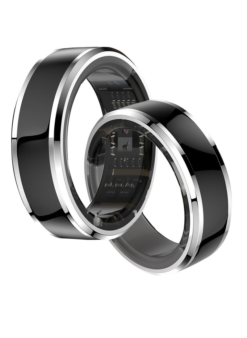 Smart Ring Fitness for Men Women, Health Sleep Heart Rate Oxygen Smart Ring ,IP67 Waterproof Bluetooth Rings Injection Glue CYFIT Sports Smart Ring