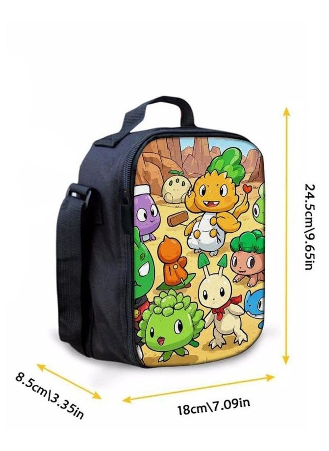 Cartoon three-piece schoolbag with zipper - 331