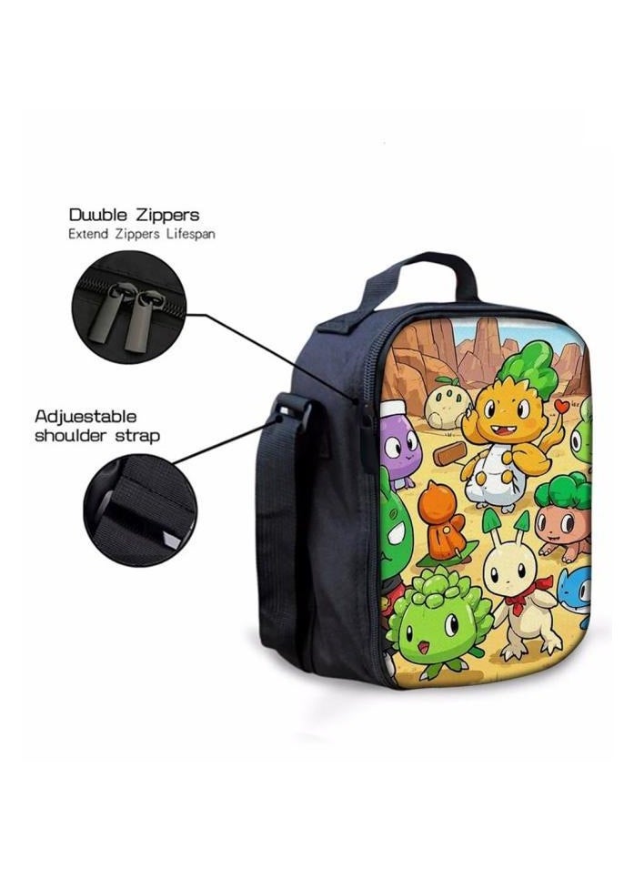Cartoon three-piece schoolbag with zipper - 331