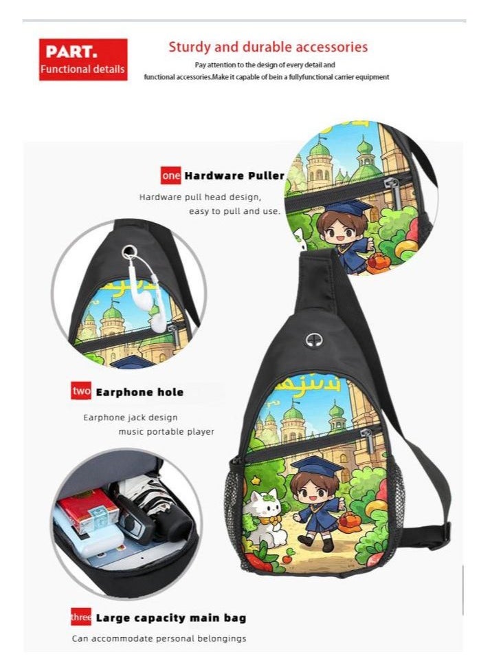 Universal cartoon new three-piece schoolbag - 805