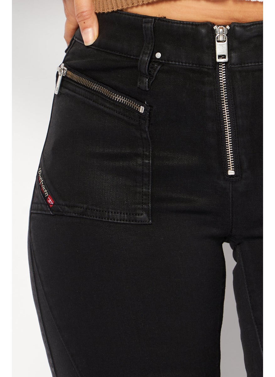 Women Super Skinny Fit Solid Stretchable Jeans, Black