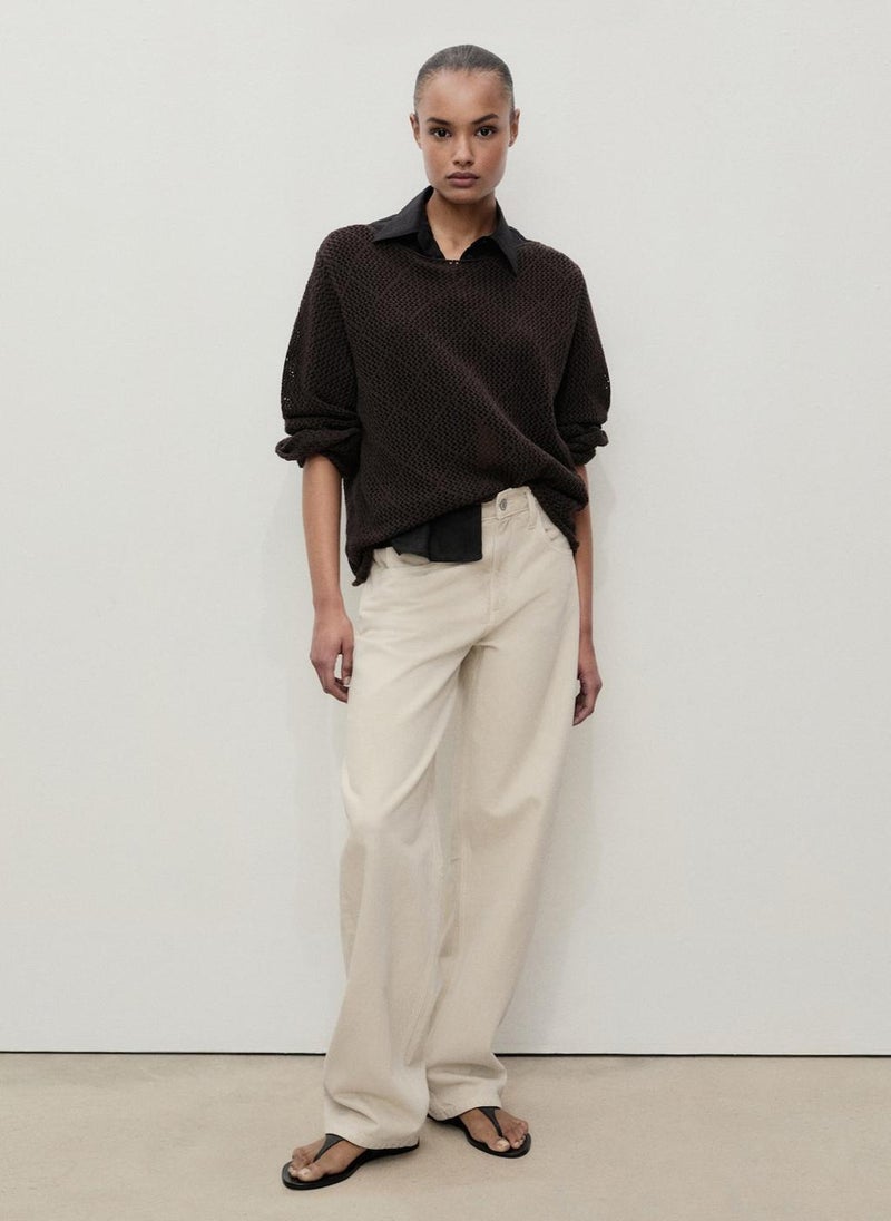 Casual High-Rise Balloon Jeans