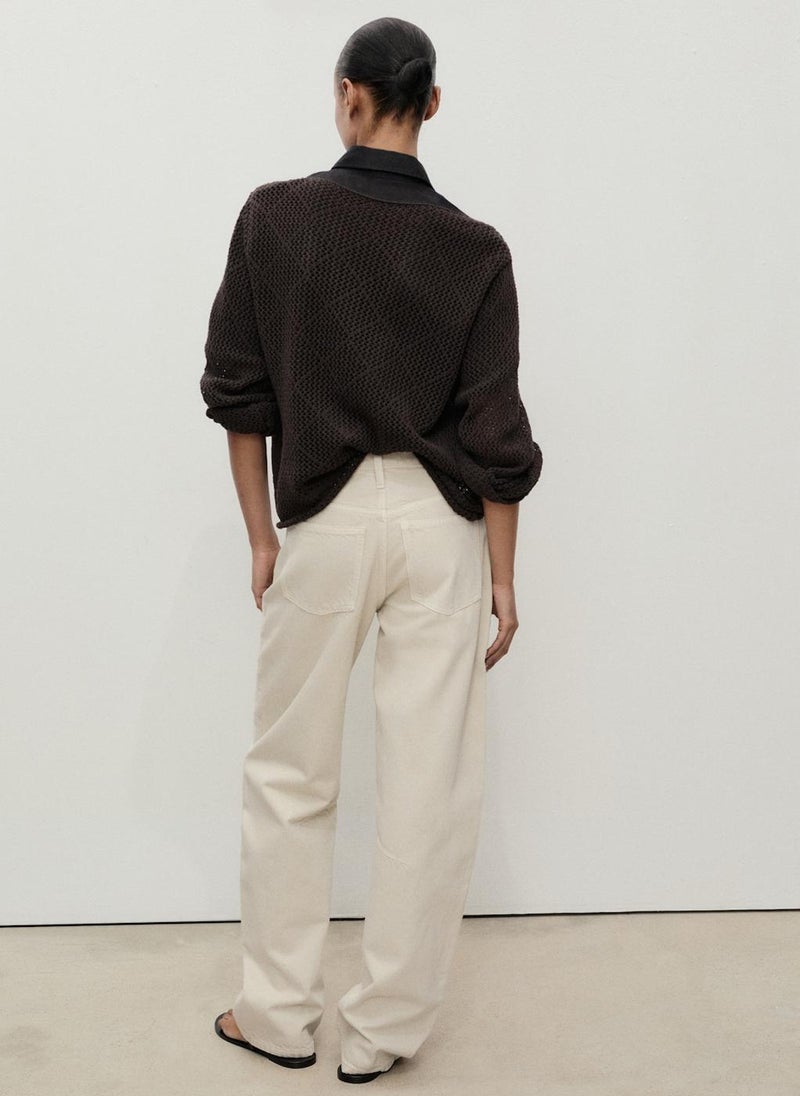 Casual High-Rise Balloon Jeans
