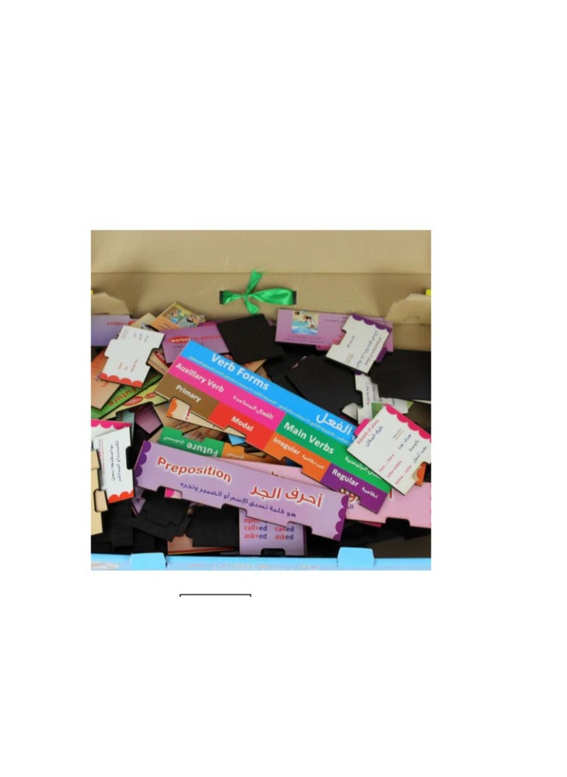 English grammar second stage / educational puzzle