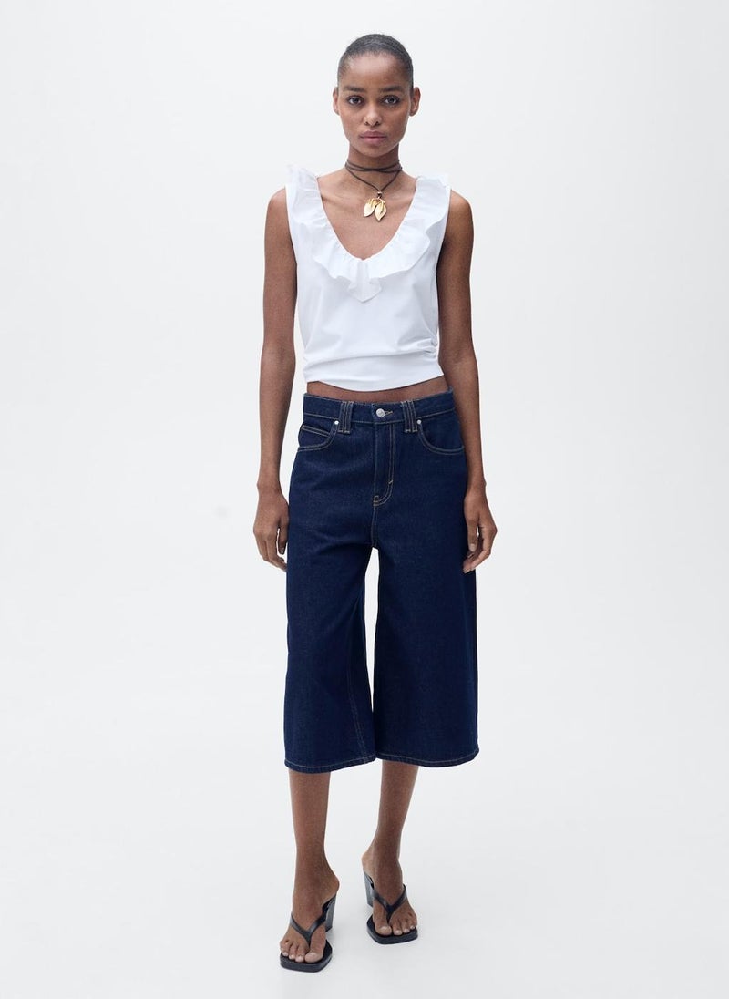 Cotton Top With Ruffles