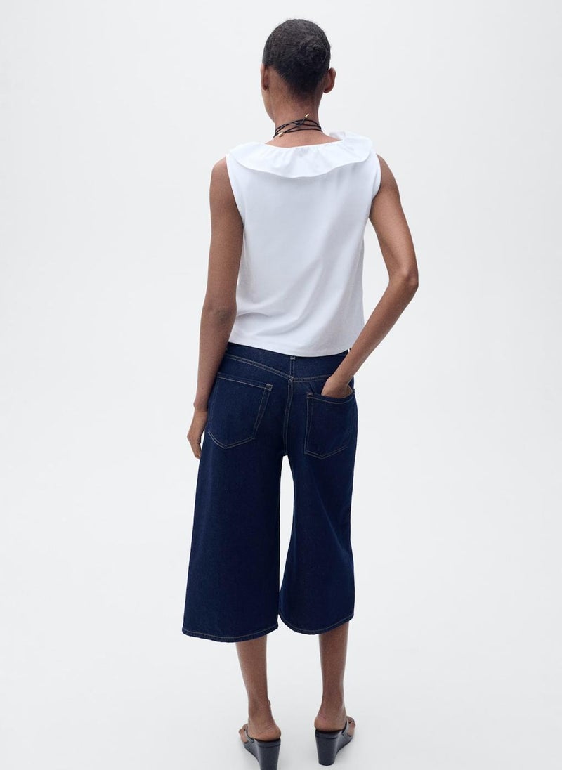 Cotton Top With Ruffles