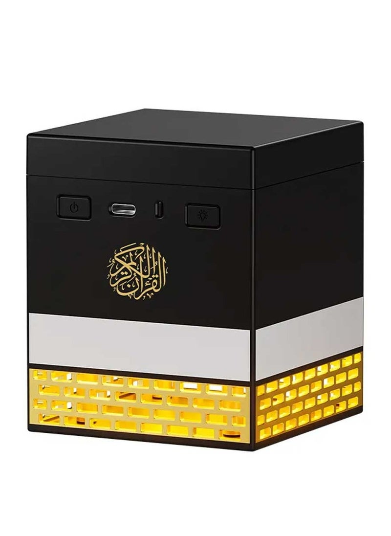 Multi-LED Light Bakhoor Rechargeable Incense Oud Burner with Full Quran Muslim Speaker Remote and App Control